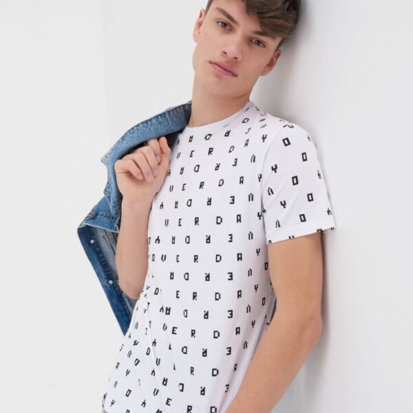 Polka dot short sleeve shirt