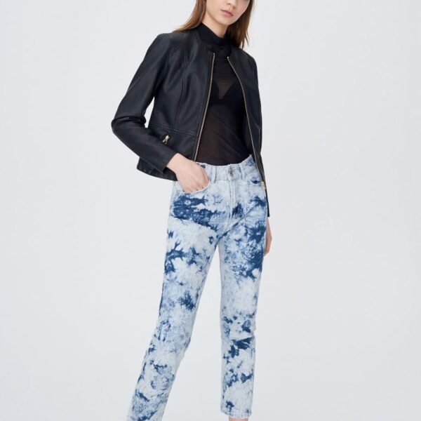 Biker jacket with pockets