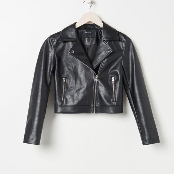 Shimmery mini skirt with ruching